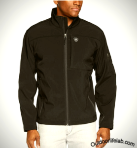 Ariat Men's Vernon 2.0 Softshell Jacket, Black, MED