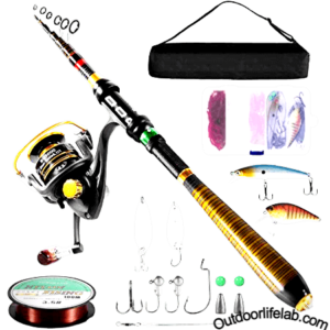 Blue Fire Fishing Rod Kit: Best Lightweight Backpacking Fishing Kit 