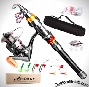 FISHOAKY Fishing Rod kit Reviews